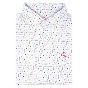 Rhoback 312 Performance Polo Men's Lightweight Stretch Golf Shirt Sz XXL Chicago